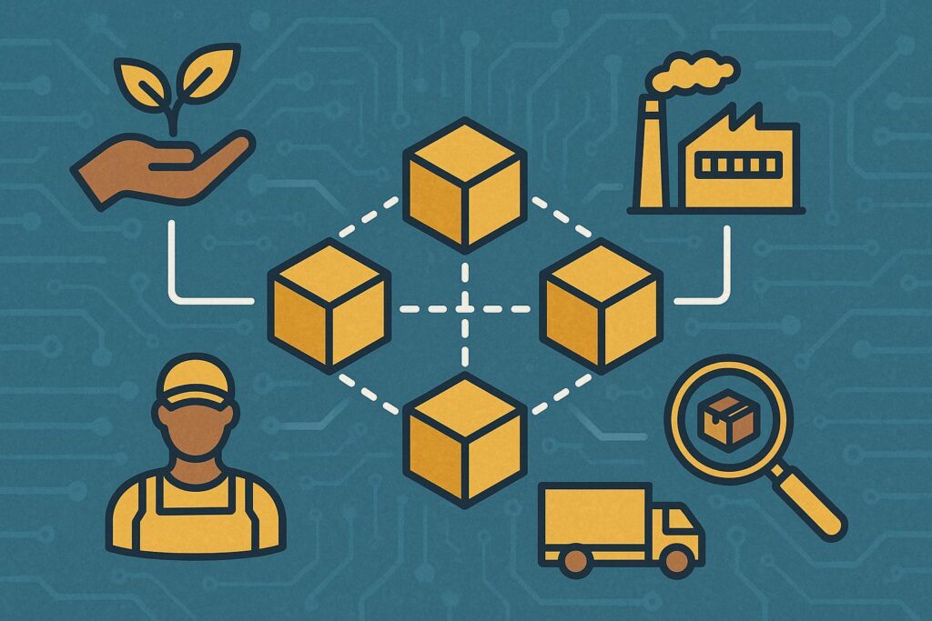 Blockchain Teknolojisi ile Şeffaf Tedarik Zincirleri 1 Blockcahin Tedarik Zinciri
