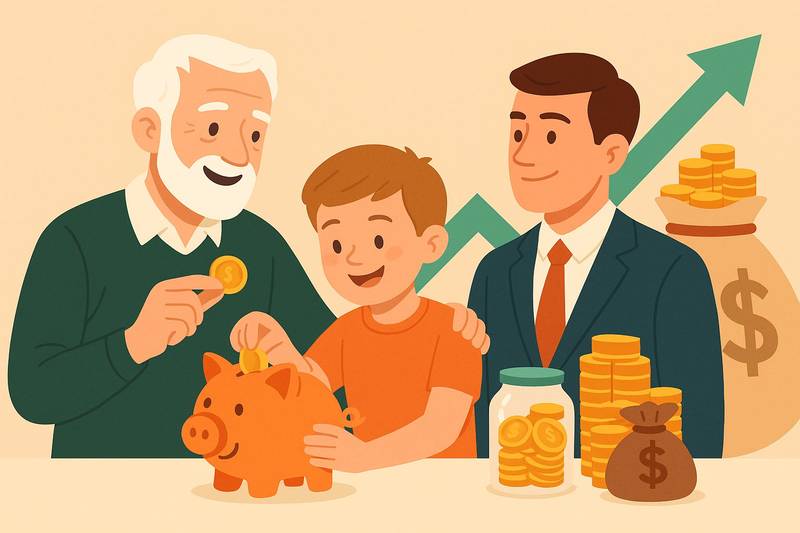 Çocuklar İçin Para Eğitimi: Zenginlik Nesilden Nesile