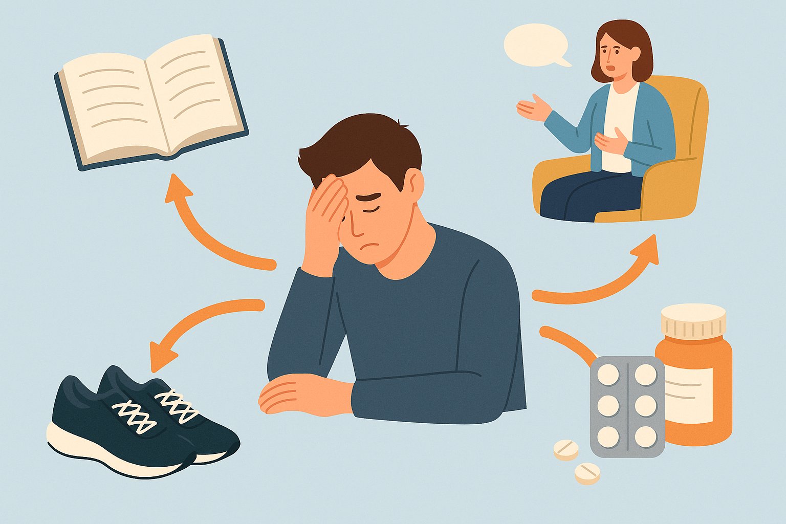 Depresyonun Erken Belirtileri ve Başa Çıkma Yolları 3 Depresyon Tedavi